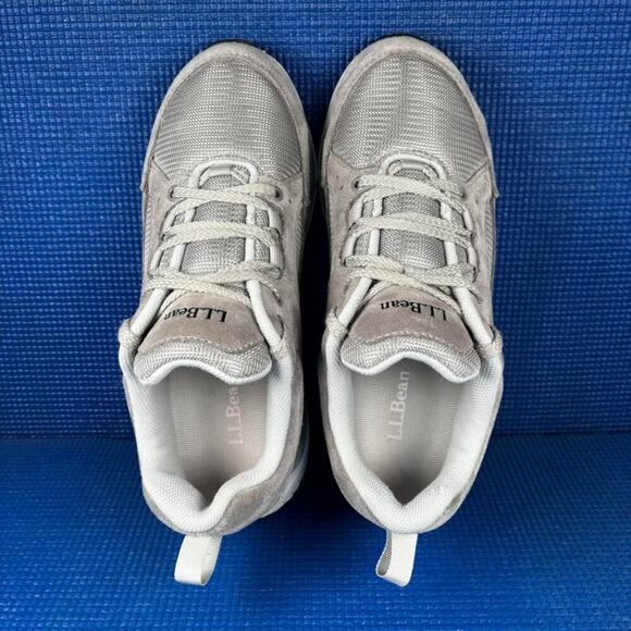 🔴 L.L BEAN COMFORT FITNESS WALKER Women Size 8 Black Grey Athletic Shoes 505864 - Picture 6 of 8